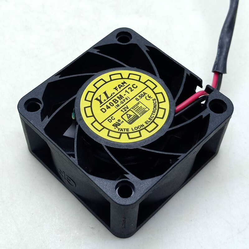 Yuelun 4cm 4020 DC 12V Double Ball High Speed Fan d40bm-12c Computer Case Power Cooling Fan