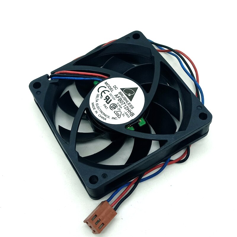 AFB0712HHB Delta 7015 12V Computer CPU Cabinet Power cooling Fan 3-Pin tach with sensor