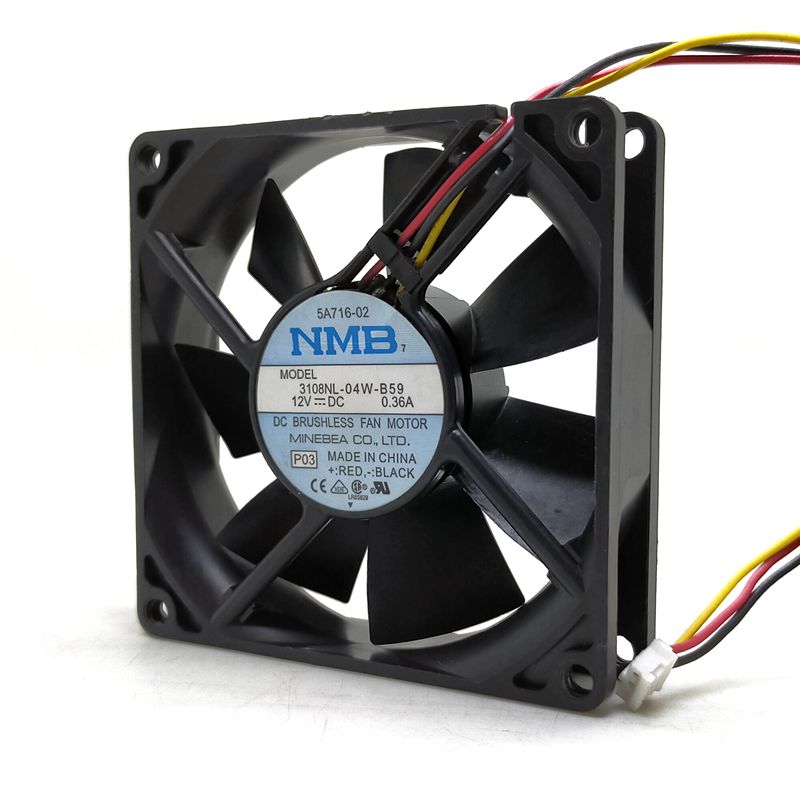8020 12V 4CM 3108NL-04W-B59 Three CPU Chassis Server Fan