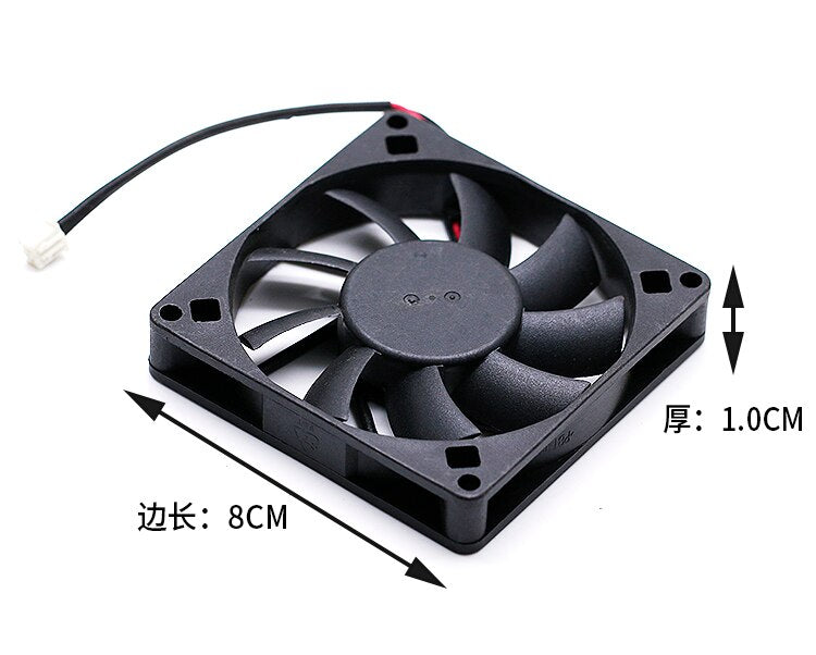 ADDA ad0812mb-d91gp 8cm 8015 12V 0.15A chassis ultra thin mute cooling fan
