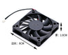 ADDA ad0812mb-d91gp 8cm 8015 12V 0.15A chassis ultra thin mute cooling fan