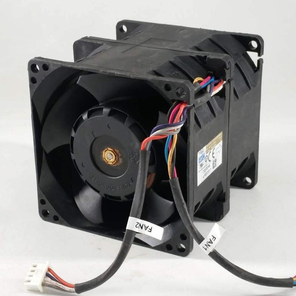 AVC 48V 1.56a 8080 Dfpa0880b8u 8cm Automobile Supercharged Dual Motor Violent Fan