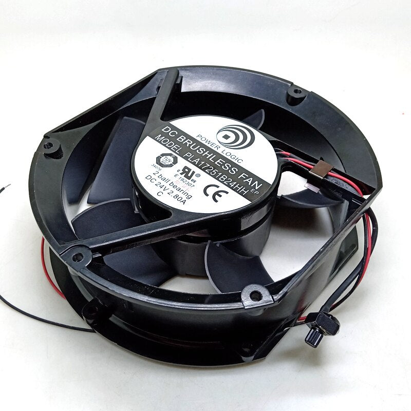 17251 24V 2.80A Double Ball Fan PLA17251B24HH Industrial Inverter Fan