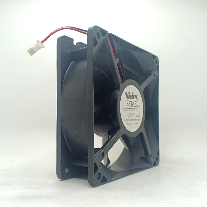 Nidec 12038 12V D12E-12PG 16 Two Line Double Ball Power Supply Cases Fan 12CM