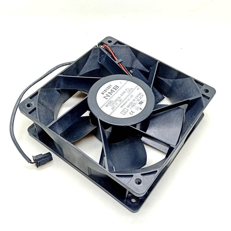 120mm Cooling Fan  NMB 12038 Fan 12038va-24m-fl 24v 0.61A 3000RPM 12cm Computer Power Industrial Computer Fan
