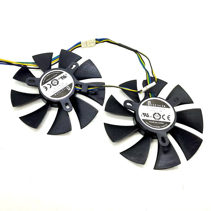 Zotac GTX1070 MINI Graphics Card Cooling Fan 2pcs/Lot GA91S2H GFY09010E12SPA 42*42*42mm 4Pin 86mm VGA Fan