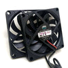 2pcs/pair Slim USB Fan 80mm*10mm DC5V A8010-20RA-2JN-F1 5V 0.25A 8010 8CM Ultra-thin Silence Cooling Fan