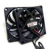 2pcs/pair Slim USB Fan 80mm*10mm DC5V A8010-20RA-2JN-F1 5V 0.25A 8010 8CM Ultra-thin Silence Cooling Fan