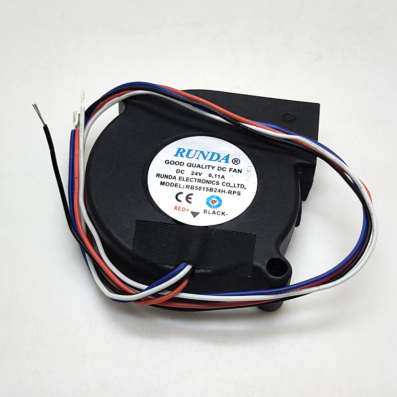 RB5015B24H-RPS 5015 DC 24V 5cm 50mm PWM Purifier Humidifier turbine fan blower