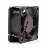 D60SH-12 (merchant-listed) - The two photographs show a square axial fan from the front and an angled side.