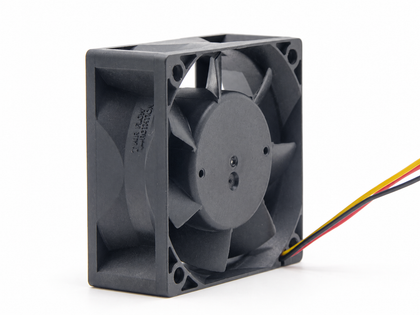 Melco Technorex Melco Technorex MMF-06D24DS-FC5 60x60x25mm 24V 0.09A 3-Wire Fan - clean white-background product photo