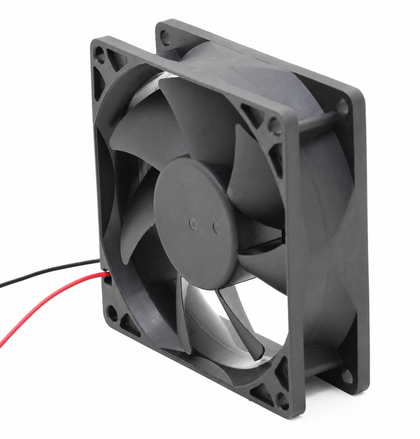 SuperRed SuperRed 80x80x24mm 24V DC 0.24A Axial Cooling Fan - clean white-background product photo