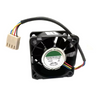 External seller reference: SUNON SG40281BX-0000-S99, DC12V 8.16W; four red/black/yellow/blue leads. Image does not prove the shipping unit, condition or supplied connector. Verify full part number, dimensions, connector and pinout before ordering. Lead count does not establish control functions.