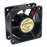 External reference: ADDA AD0624HS-A70GL, DC24V 0.15A; two red/black leads with their ends obscured behind the upper frame. Termination not shown. Image does not prove the actual shipping unit, condition or supplied full option. Verify measured fit, connector and pinout before ordering; lead count does not establish control functions.