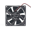 External seller reference: ADDA AD0824UX-A70GL, (HTPAH1), DC24V 0.29A; two red/black leads. Image does not prove the shipping unit, condition or supplied connector. Verify full part number, dimensions, connector and pinout before ordering. Lead count does not establish control functions.