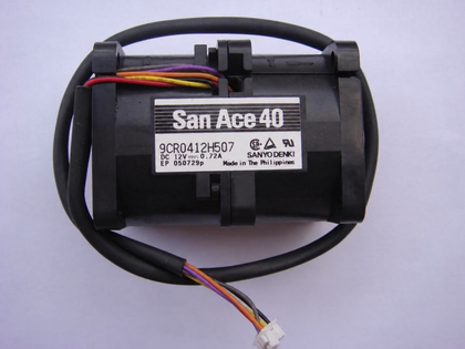 Sanyo 9CR0412H507 12V DC 40x40x56mm Brushless Cooling Fan - product photo
