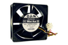 External CWC independent-unit reference: Sanyo Denki109P0912H201, label12V DC0.31A, single bare fan/white plug. Processing history unknown, not shipping-stock or quantity/guard/connector proof. Original complete two-fan/guard photo retained as image2; actual supplied assembly and pinout require verification.