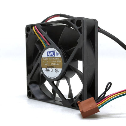 AVC DA07520B12U-P001 12V DC 75x75x20mm 4-Wire Cooling Fan - product photo