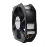 SXDOOL SXDE28080BTM EC fan showing its terminal block and connection diagram