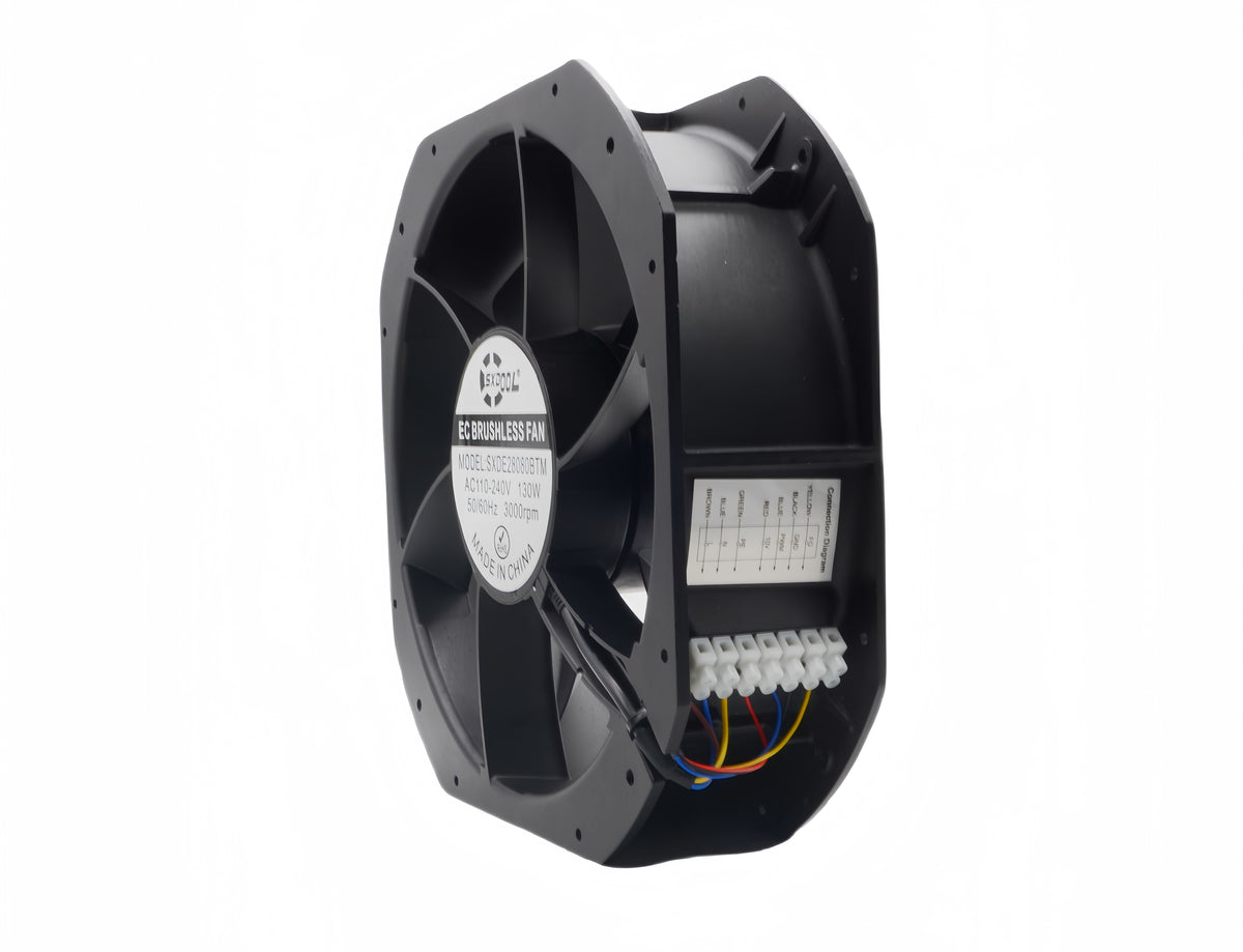 280mm 28cm 115V 230V EC Fan High Airflow & Energy Efficiency | SXDOOL ...
