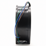 Bi-Sonic 5E-DVB-1 230V AC axial cooling fan side view on white background