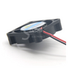 Original listing photograph of Low-Profile Miniature Fan with Red-Black Lead Pair — square layout; supplied version unconfirmed.