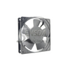 Original listing photograph of Metal-Frame Axial Fan with Open Corner Mounts — square layout; supplied version unconfirmed.