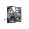 Original listing photograph of Square fan with loose red and dark leads — square layout; supplied version unconfirmed.