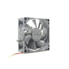 Original listing photograph of Square Axial Fan with Three Loose Coloured Leads — square layout; supplied version unconfirmed.