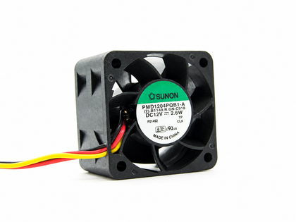 SUNON PMD1204PQB1-A 40x40x28mm 12V DC Axial Cooling Fan - clean white-background product photo