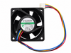 SUNON PMD1206PTV1-A 60x60x25mm 12V DC Axial Cooling Fan - clean white-background product photo 2