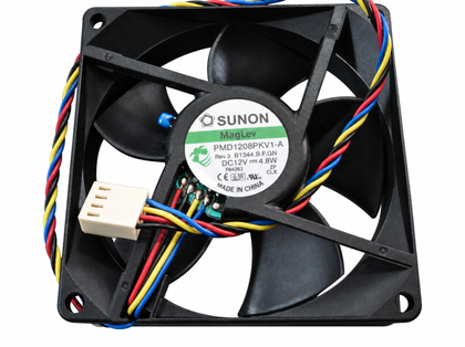 SUNON PMD1208PKV1-A 80x80x20mm 12V DC Axial Cooling Fan - clean white-background product photo 1