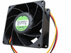 SUNON PMD1208PMB1-A 80x80x38mm 12V DC Axial Cooling Fan - clean white-background product photo 1