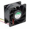 SUNON PMD1208PMB1-A 80x80x38mm 12V DC Axial Cooling Fan - clean white-background product photo 2