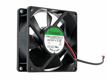SUNON PMD1208PTB1-A 12V DC Axial Cooling Fan - clean white-background product photo 1