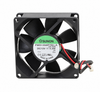 SUNON PMD1208PTB1-A 80x80x25mm 12V DC Axial Cooling Fan - clean white-background product photo 2