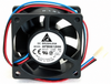 Delta AFB0612HH-R00 60x60x25mm 12V DC axial fan label view on white background