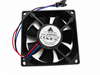 Delta AFB0848H 80x80x25mm 48V DC axial fan label view on white background