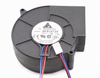 Delta BFB1012H-F00 12V DC blower - original label and blue-black-red three-wire connector