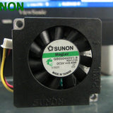 SUNON GB0504ADV1-8 5V DC blower fan - clean label view