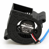 SUNON GB1245PKV1-8AY 12V DC centrifugal blower - clean label view