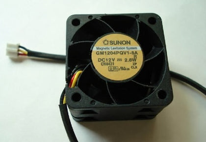 SUNON GM1204PQV1-8A 40x40x28mm 12V DC Axial Cooling Fan - clean product view 1