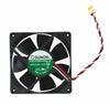 SUNON KD1208PHB2 80x80x20mm 12V DC Axial Cooling Fan - white background clean product view 2
