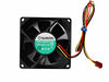 SUNON KD1208PTS2 80x80x25mm 12V DC Axial Cooling Fan - white background clean product view 1