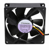 SUNON KD1209PTB2 92x92x25mm 12V DC Axial Cooling Fan - white background clean product view 2
