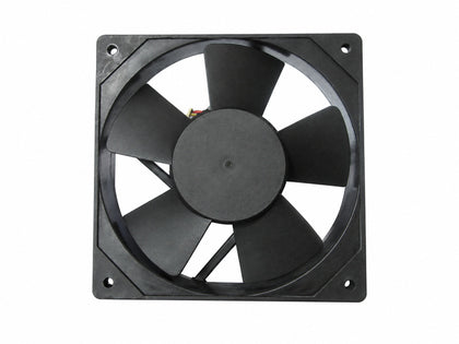 SUNON KD1212PTB1-6A 120x120x25mm 12V DC Axial Cooling Fan - white background clean product view 1