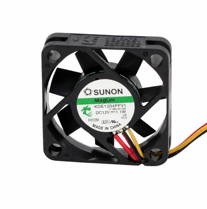 SUNON KDE1204PFV1 40x40x10mm 12V DC Axial Cooling Fan - clean white-background product photo 1
