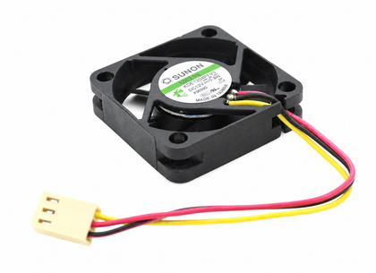 SUNON KDE1204PFVX 40x40x10mm 12V DC Axial Cooling Fan - clean white-background product photo 1