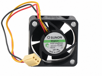 SUNON KDE1204PKV3 40x40x20mm 12V DC Axial Cooling Fan - clean white-background product photo 1