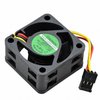 SUNON KDE1204PKVX 40x40x20mm 12V DC Axial Cooling Fan - clean white-background product photo 2